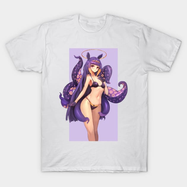 Ninomae Ina'nis In UnderWear, Hololive T-Shirt by SaucyBandit